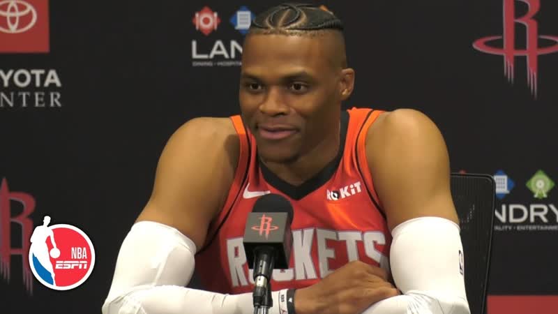 James Harden and I will be scary together Russell Westbrook, 2019 NBA Media