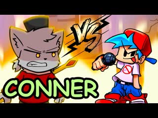 Friday Night Funkin Мод VS Conner REBOOT Tankman Убивает BF