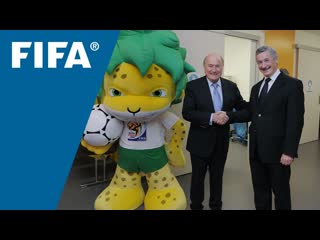 FIFA visits the Children's Hospital Zurich