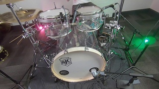 SJC Custom Drums - Acrylic Kit Sound Booth!