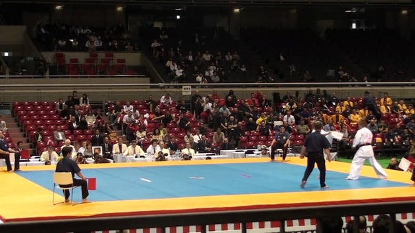 Julie Lamarre vs Yulia Alexeeva 10th World Open Kyokushin Karate